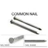 Q195 Q235 16D wood nails round nail bright GALVANIZECommon Wire Nails